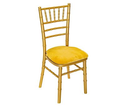 Holzstuhl Chivari gold (Nur mit Polster zu verwenden)